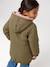 Parka réversible enfant fille kaki+marine - vertbaudet enfant 