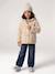 Manteau fille à capuche écru - vertbaudet enfant 
