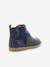 Boots fille Vermillon marine métallisé+noir vernis - vertbaudet enfant 