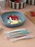 Lot de 4 cuillères 1er âge Soft sans BPA bleu/gris/ocre+BLUE/ EUCALYPTUS/ PINK/ MIST+vert sauge - vertbaudet enfant 
