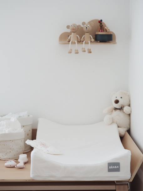 Matelas à langer + drap-housse BEABA Sofalange certifiés Oekotex blanc - vertbaudet enfant 