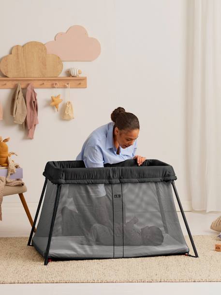 Campingbed Light BABYBJORN DONKERGROEN+ZWART - vertbaudet enfant 