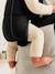 Porte-bébé Mini tissé BABYBJÖRN beige+noir - vertbaudet enfant 