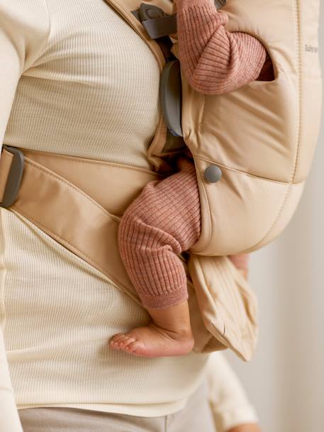 Geweven babydrager Mini BABYBJÖRN beige+zwart - vertbaudet enfant 