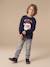 Jongensshirt met lange mouwen kerst marineblauw - vertbaudet enfant 