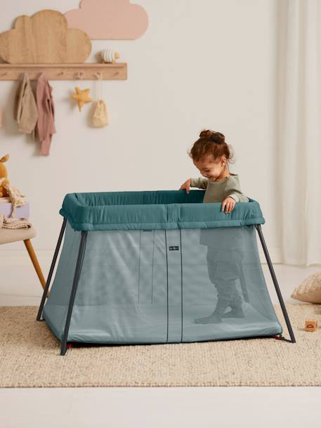 Lit parapluie Light BabyBjörn NOIR+VERT FONCE - vertbaudet enfant 