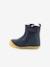 Leren laarzen Socool Cho KICKERS® 1e stappen voor jongensbaby's marineblauw - vertbaudet enfant 