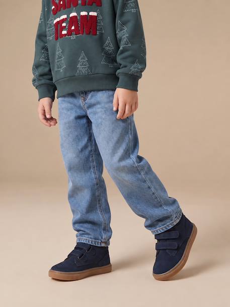 Jean loose morphologie medium double stone+noir - vertbaudet enfant 