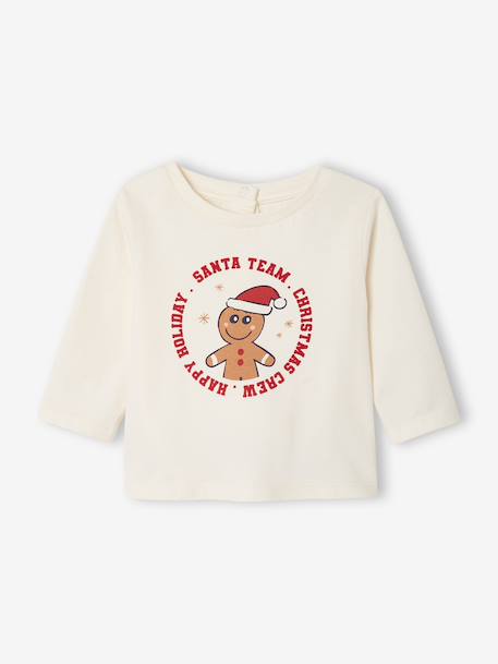 Pyjama 2 pièces naissance Capsule Famille écru - vertbaudet enfant 