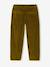 Wijde ribfluwelen broek jongen cappuccino+korstmos - vertbaudet enfant 