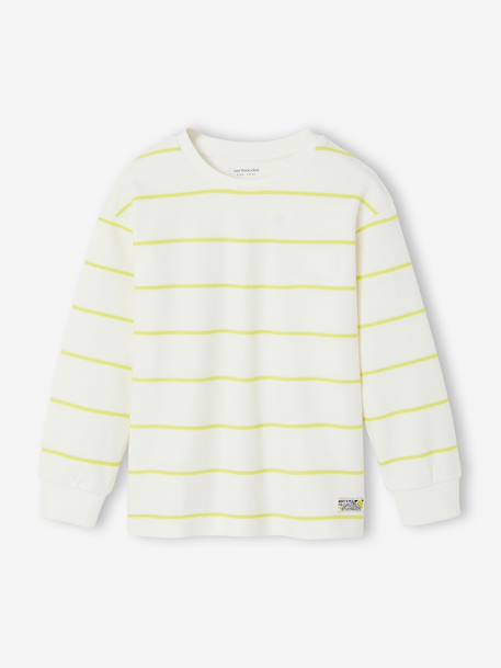 Jongensshirt met lange mouwen wit - vertbaudet enfant 