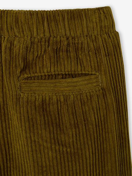 Pantalon large garçon cappuccino+lichen - vertbaudet enfant 