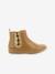 Laarsjes Vetudi KICKERS® voor meisjes camel goud+metallic marineblauw - vertbaudet enfant 