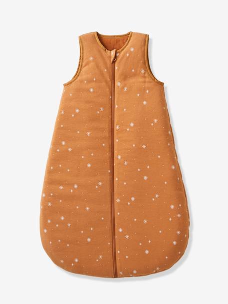 Gigoteuse ouverture centrale Dreamy en coton bio* personnalisable caramel+écru - vertbaudet enfant 