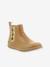 Laarsjes Vetudi KICKERS® voor meisjes camel goud+metallic marineblauw - vertbaudet enfant 
