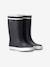 Bottes de pluie fourrées enfant Lolly Pop Fur marine - vertbaudet enfant 