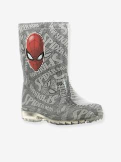 Schoenen-Jongen schoenen 23-38-Laarsjes-Regenlaarzen met lichtgevende zolen Spiderman®