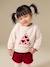 Ensemble Noël bébé fille sweat short collants rouge - vertbaudet enfant 