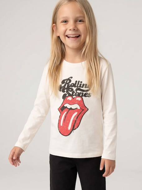 Pyjama Rolling Stones fille anthracite - vertbaudet enfant 