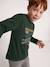 T-shirt manches longues garçon marine+vert - vertbaudet enfant 