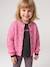 Gilet fille loose maille mousseuse bleu pétrole+gris chiné+menthe+rose+violine - vertbaudet enfant 