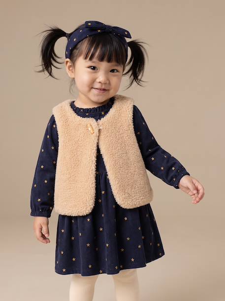 Ensemble robe bébé fille marine - vertbaudet enfant 