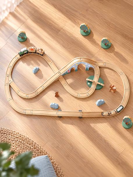 55-delige houten treinbaan FSC® hout - vertbaudet enfant 
