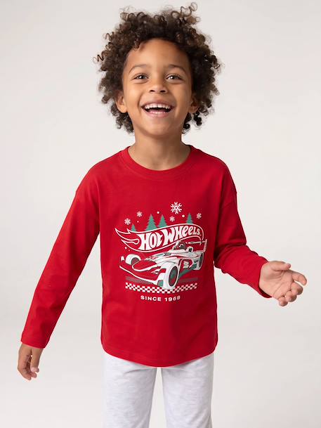 Kerstpyjama HOT WHEELS jongen rood - vertbaudet enfant 