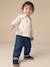 Basics denim jeans voor baby's met elastische tailleband en zakken denimgrijs+ongewassen denim - vertbaudet enfant 