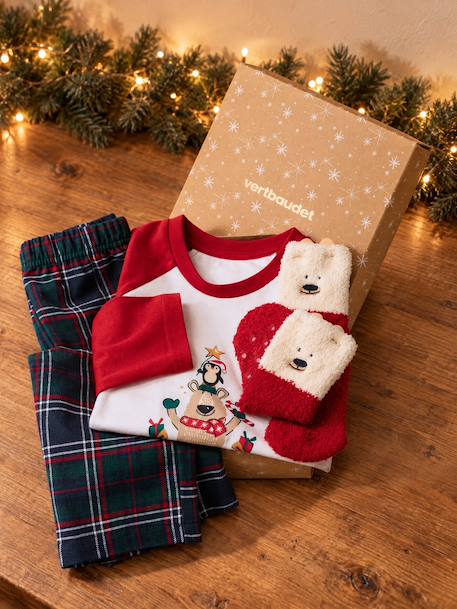 Pyjama garçon coffret rouge - vertbaudet enfant 