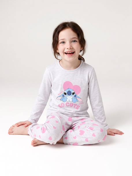 LILO & STITCH meisjespyjama gemêleerd grijs - vertbaudet enfant 