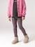 Meisjeslegging met fleecevoering Bruin met print+donkergrijs+grijs, bedrukt+inktblauw+rozenhout - vertbaudet enfant 