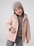 Gevoerde regenjas met bloemenprint vanille - vertbaudet enfant 