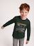 Jongensshirt met lange mouwen groen+marineblauw - vertbaudet enfant 