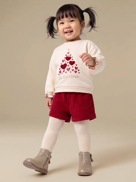 Babykledingset met short en maillot rood - vertbaudet enfant 