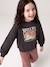 Ensemble fille sweat et pantalon anthracite+écru - vertbaudet enfant 
