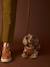 Hondenwandeling set: harnas + riem + halsband chocoladebruin+koffie - vertbaudet enfant 