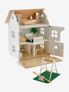 Speelgoed-Figuurtjes en fantasie-Figuurtjes, helden en dieren-Romantisch poppenhuis + meubilair