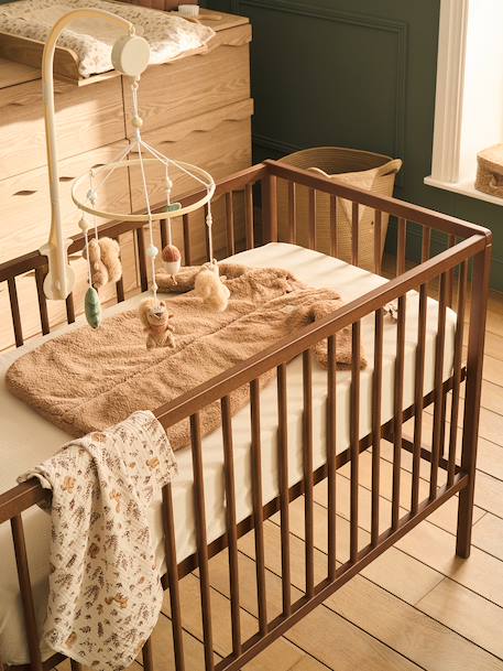 Lit bébé Cocoon bois+noyer - vertbaudet enfant 