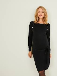 Vêtements de grossesse-Allaitement-Robe tricot de grossesse et d'allaitement