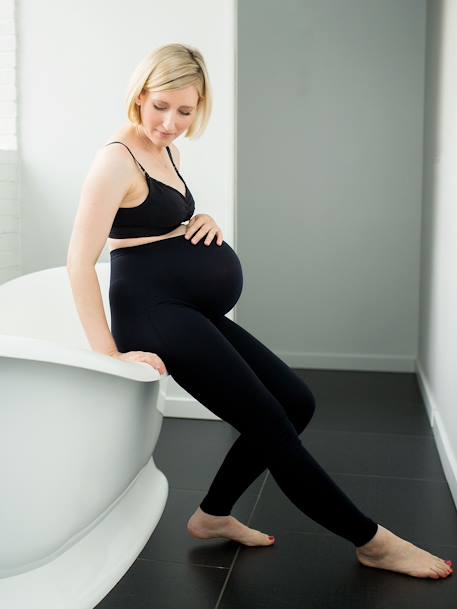 Legging de grossesse tissu stretch à mémoire de forme CARRIWELL Noir - vertbaudet enfant 