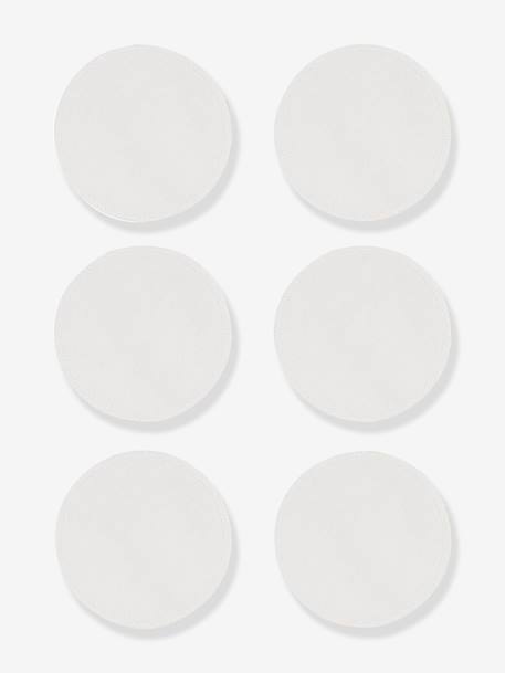 Lot de 6 coussinets d'allaitement en coton Blanc+NOIR - vertbaudet enfant 