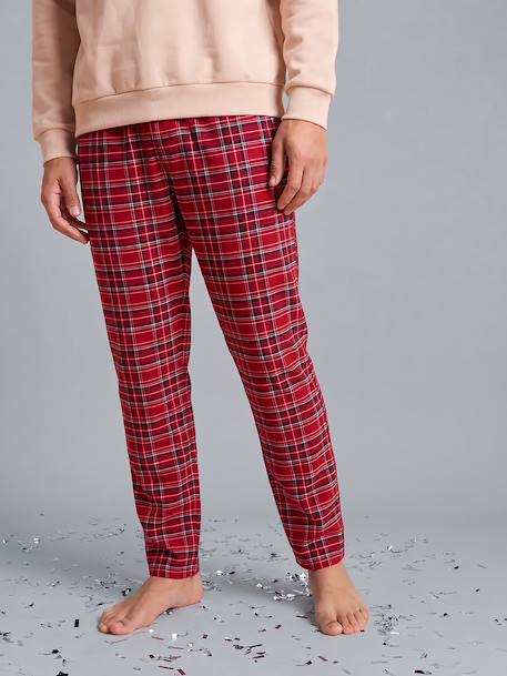 Herenkerstpyjama Capsule Familie rood - vertbaudet enfant 