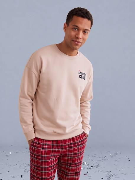 Pyjama de Noël homme Capsule Famille rouge - vertbaudet enfant 