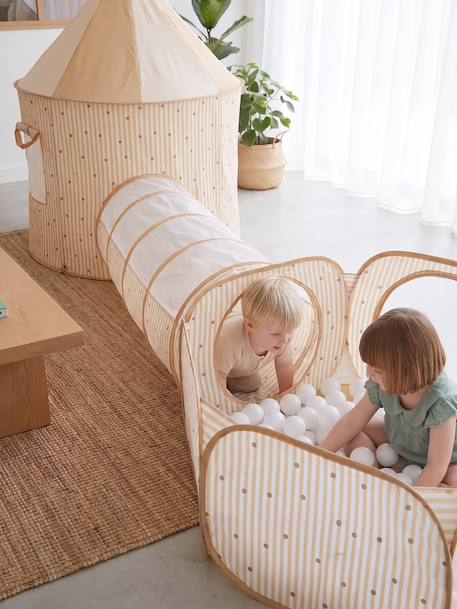 Set tente, tunnel et parc à balles jaune - vertbaudet enfant 