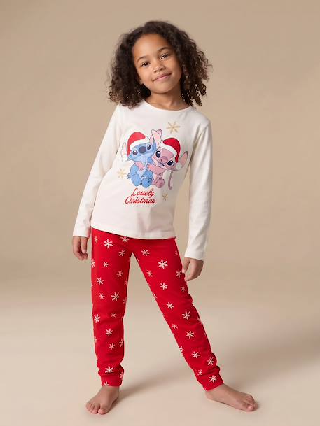 Pyjama de Noël Lilo et Stitch rouge - vertbaudet enfant 