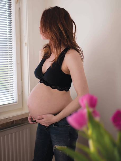 Zwangerschaps- en voedingsbh CARRIWELL Zwart - vertbaudet enfant 