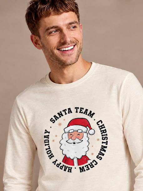 Pyjama homme Capsule Famille écru - vertbaudet enfant 