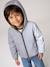 Blouson réversible réfléchissant garçon à capuche kaki - vertbaudet enfant 