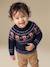 Pull jacquard bébé garçon manches longues marine - vertbaudet enfant 